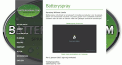 Desktop Screenshot of batteryspray.com