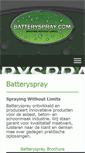 Mobile Screenshot of batteryspray.com