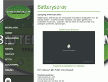 Tablet Screenshot of batteryspray.com